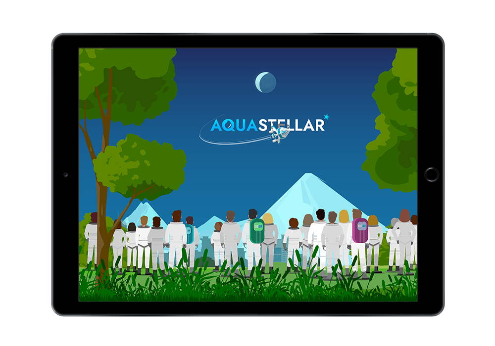 Aquastellar serious game digital Veolia team building